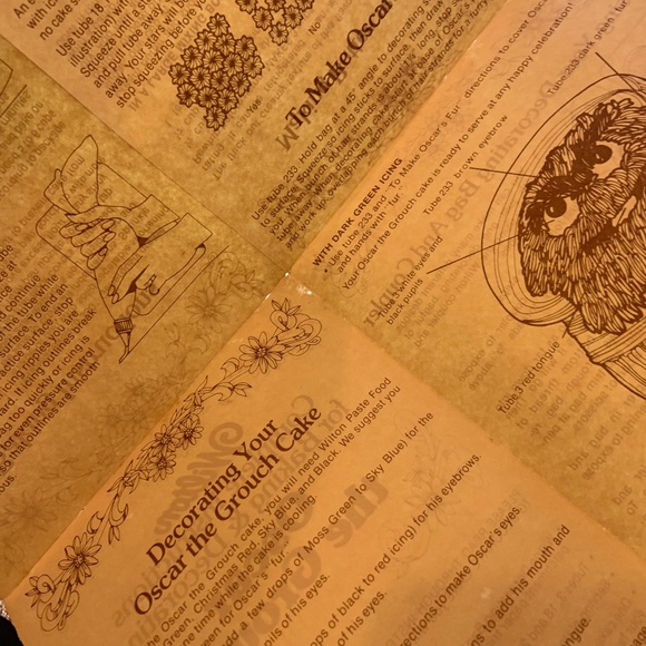 Vintage Wilton Sesame Street Character Oscar the Grouch Retro Cake Tin Pan 1977 - Picture 12 of 13